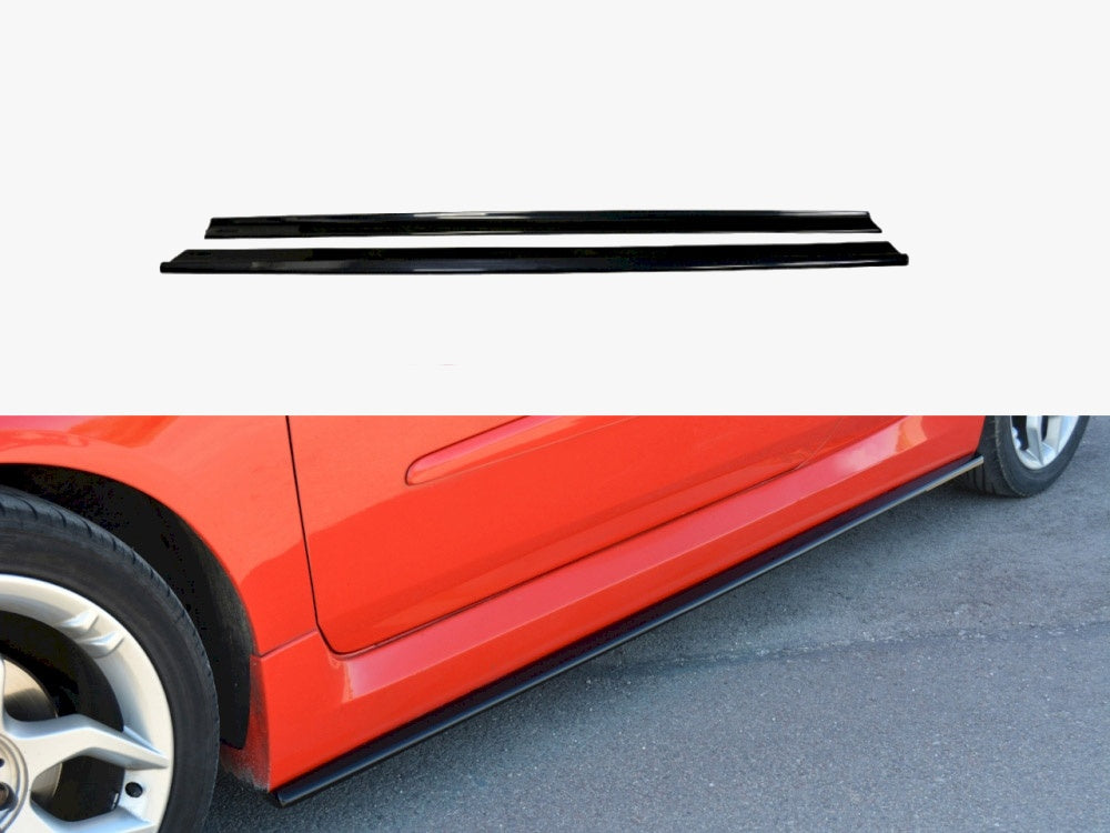 Side Skirts Diffusers compatible with Fiat Stilo Schumacher Version