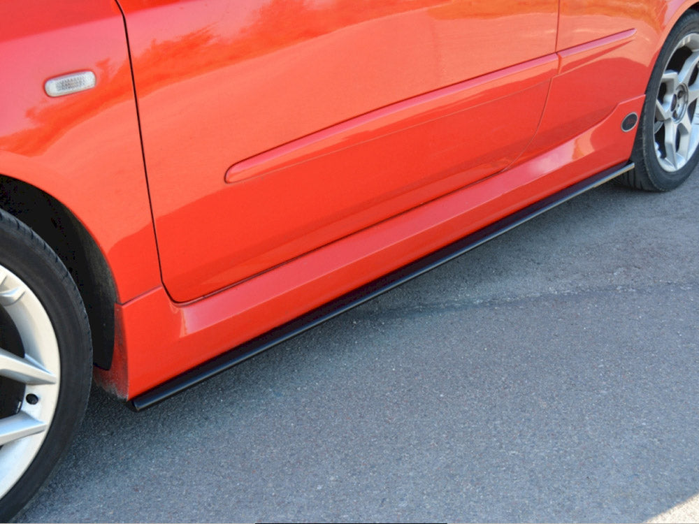 Side Skirts Diffusers compatible with Fiat Stilo Schumacher Version - Textured