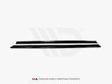 Side Skirts Diffusers compatible with Fiat Stilo Schumacher Version - Textured