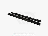 Side Skirts Diffusers compatible with Abarth Punto Evo