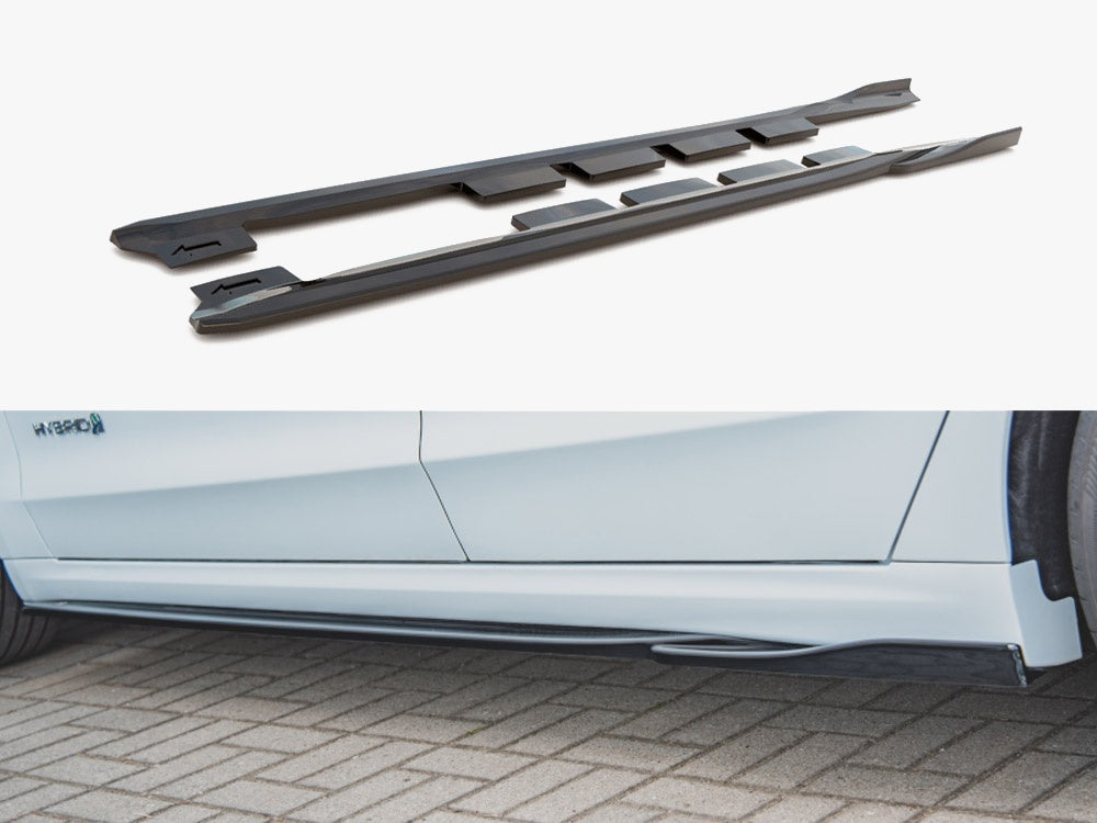 Side Skirts Diffusers compatible with Ford Mondeo Mk5 Facelift / Preface