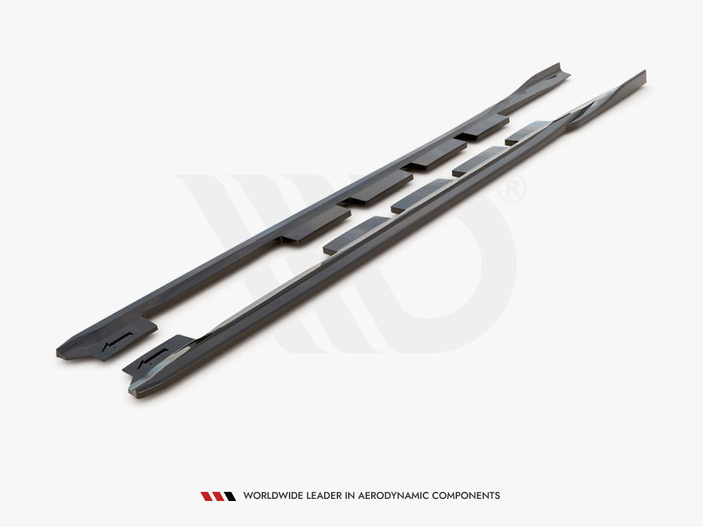 Side Skirts Diffusers compatible with Ford Mondeo Mk5 Facelift / Preface