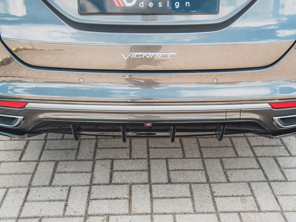 Rear Valance compatible with Ford Mondeo Vignale Mk5 Facelift - Textured