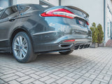 Rear Valance compatible with Ford Mondeo Vignale Mk5 Facelift - Textured