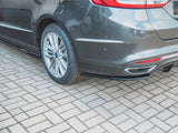 Rear Side Splitters compatible with Ford Mondeo Vignale Mk5 Facelift - Carbon Look