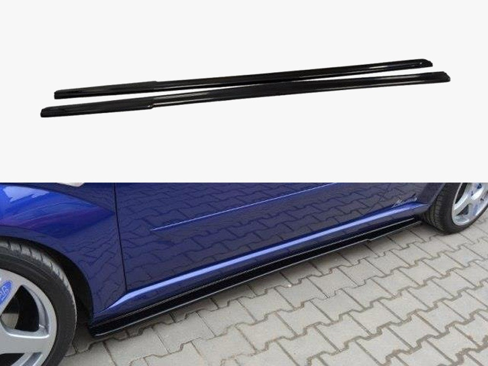 Side Skirts Diffusers compatible with Ford Focus Mk1 RS - Textured