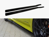 Side Skirts Diffusers compatible with Ford Focus Mk2 RS - Textured