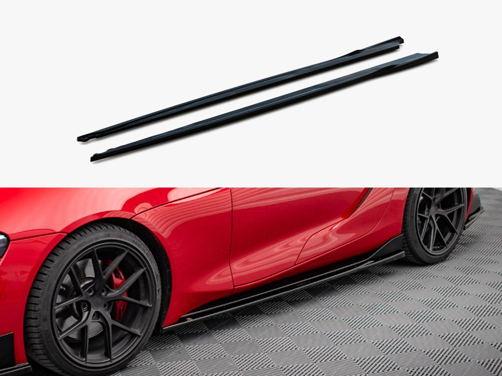 Side Skirts Diffusers V.3 compatible with Toyota Supra Mk5