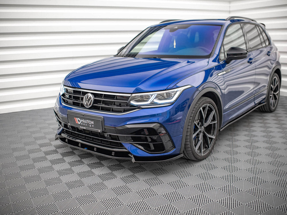 Front Splitter V.2 compatible with VW Tiguan R / R-Line Mk2 Facelift (2020-)