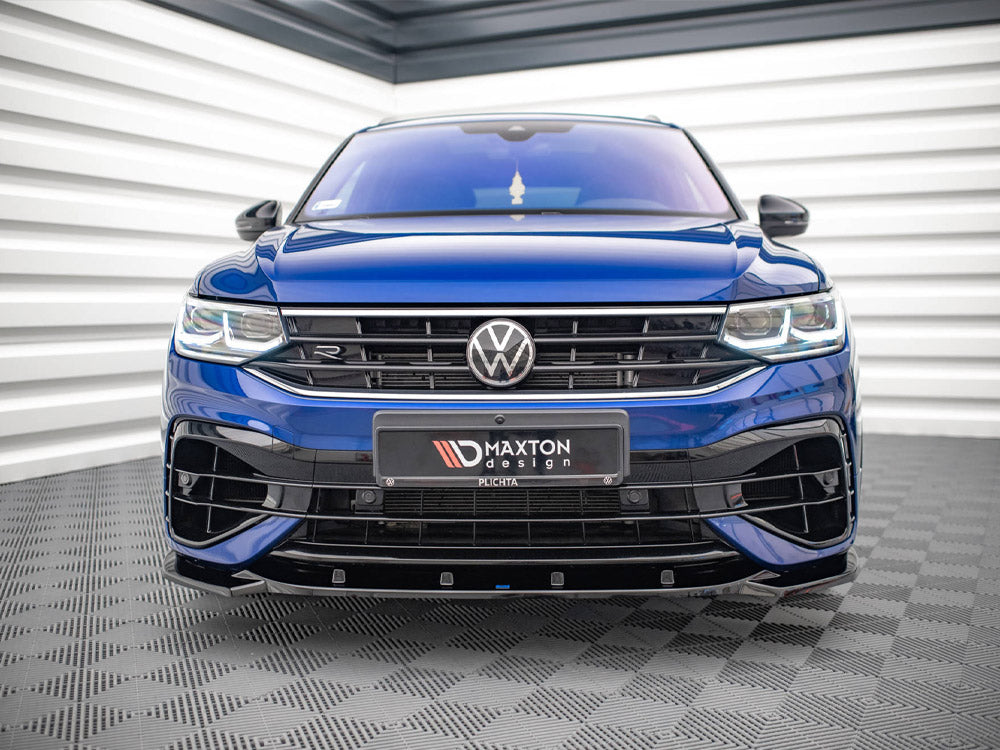 Front Splitter V.3 compatible with VW Tiguan R / R-Line Mk2 Facelift (2020-)