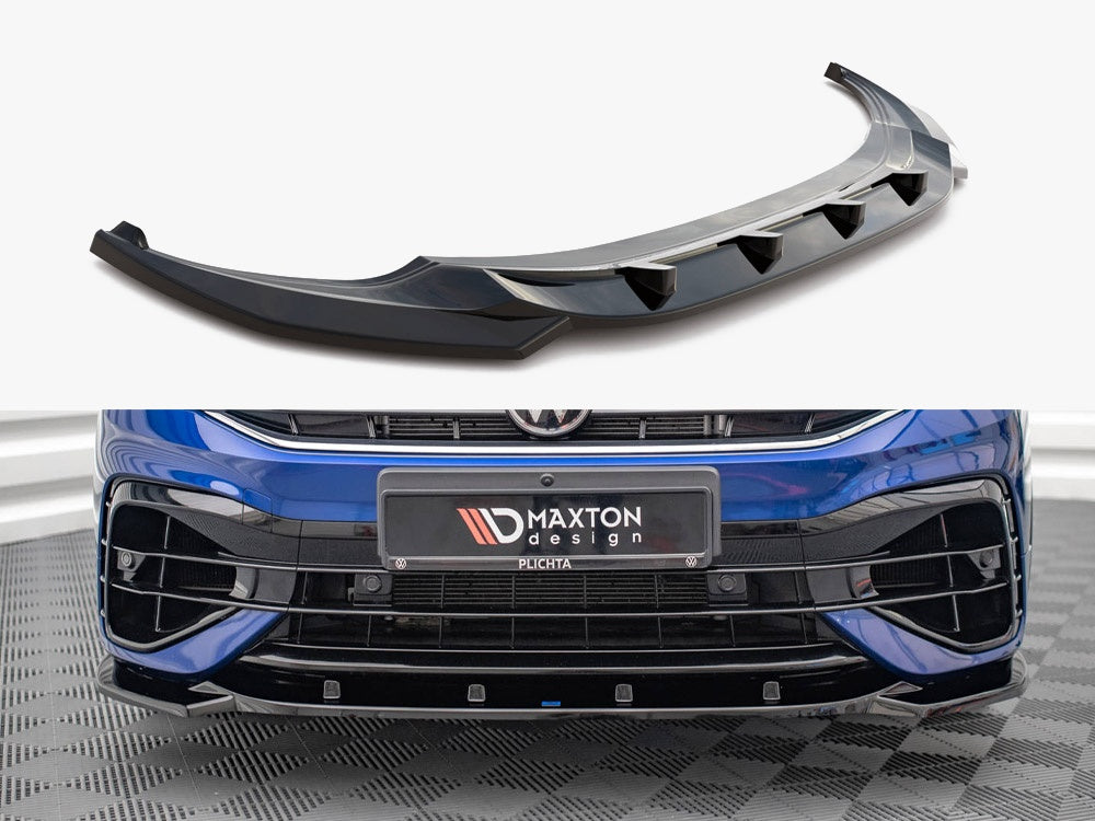 Front Splitter V.3 compatible with VW Tiguan R / R-Line Mk2 Facelift (2020-)