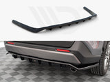 MAXTON DESIGN Central Rear Splitter (Vertical Bars) Toyota RAV4 MK5 (2019-)