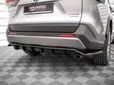MAXTON DESIGN Central Rear Splitter (Vertical Bars) Toyota RAV4 MK5 (2019-)