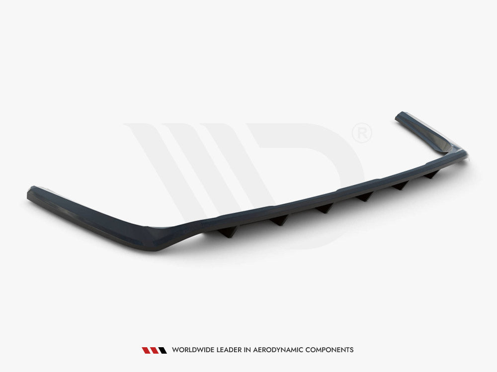 MAXTON DESIGN Central Rear Splitter (Vertical Bars) Toyota RAV4 MK5 (2019-)