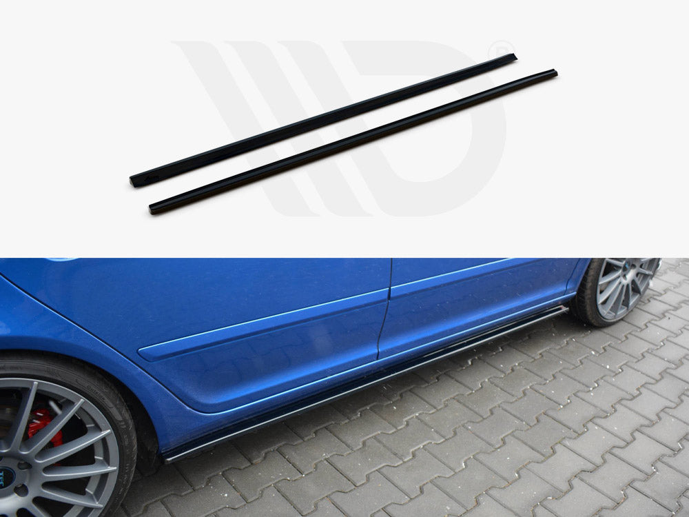 Side Skirts Splitters Skoda Octavia MK2 VRS Facelift  (2008-2013)