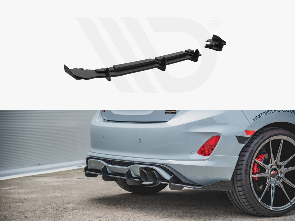 Maxton Racing Rear Diffuser + Flaps Ford Fiesta Mk8 ST (2018-)