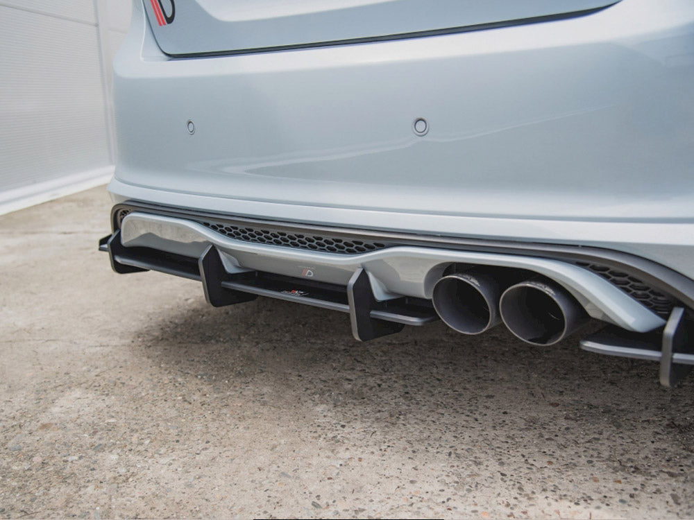 Maxton Racing Rear Diffuser + Flaps Ford Fiesta Mk8 ST (2018-)