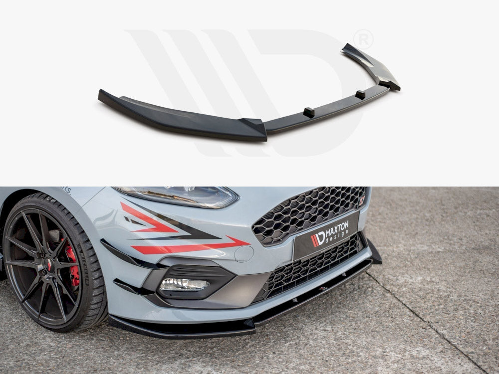 Front Splitter V.7 Ford Fiesta MK8 ST / St-line (2017-)