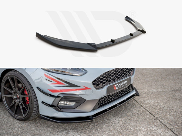 Front Splitter V.7 Ford Fiesta MK8 ST / St-line (2017-)