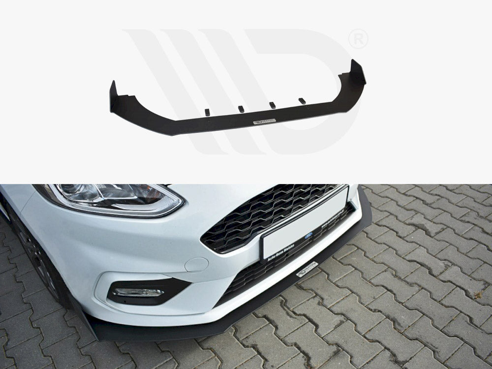 MAXTON DESIGN Front Racing Splitter V.1 Fiesta MK8 ST / St-line (2017-)