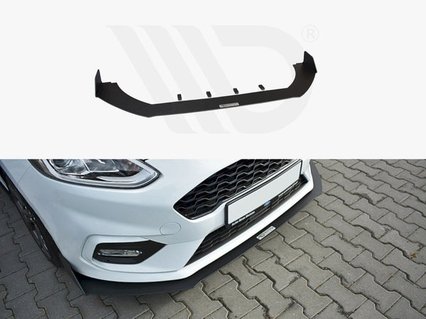 MAXTON DESIGN Front Racing Splitter V.1 Fiesta MK8 ST / St-line (2017-)