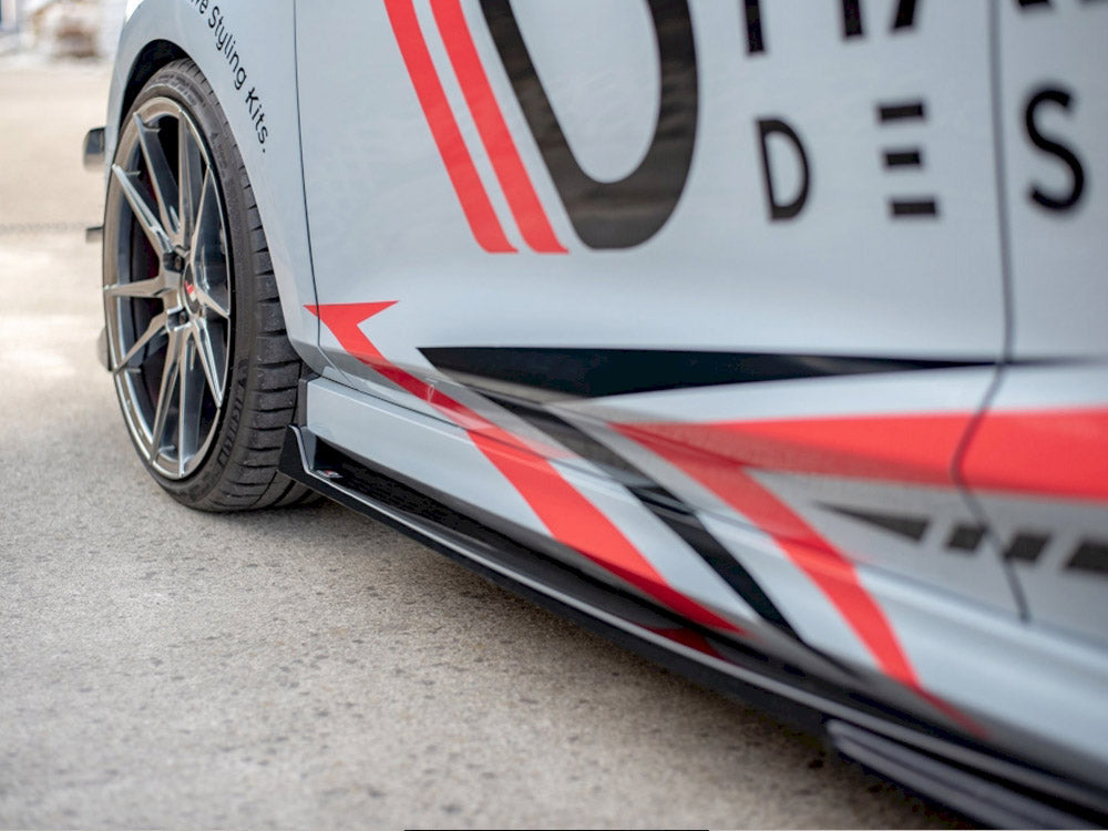 Side Skirts Diffusers V.4 Ford Fiesta MK8 ST / St-line