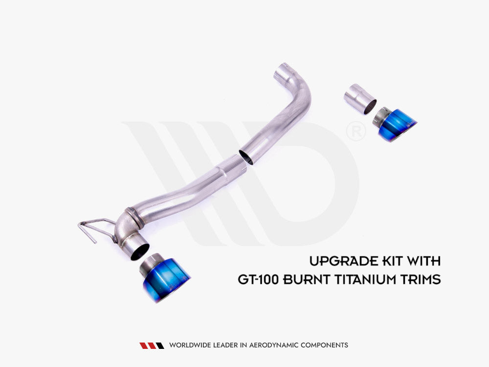 Rear Diffuser + Milltek RS Upgrade Kit - Ford Fiesta Mk8 ST &amp; Mk8.5 ST (2018-2022)