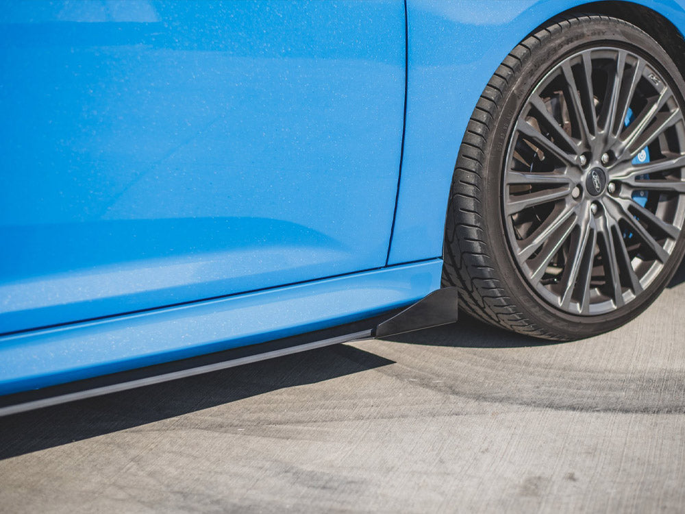Street PRO Side Skirts Diffusers + Flaps compatible with Ford Focus RS Mk3