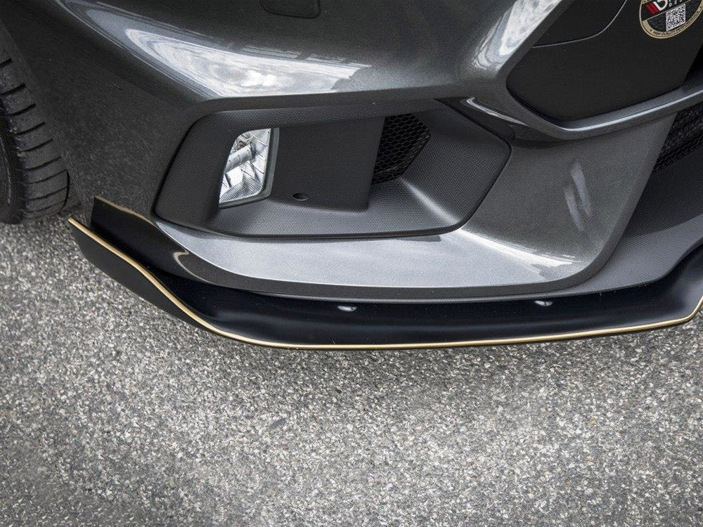 MAXTON DESIGN Front Splitter 'aero' Ford Focus MK3 RS