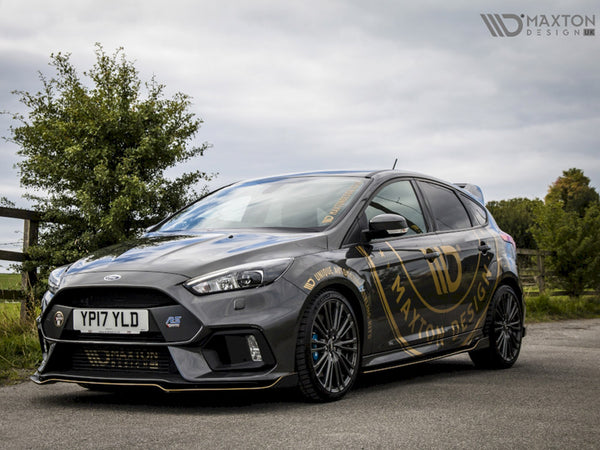 MAXTON DESIGN Front Splitter 'aero' Ford Focus MK3 RS