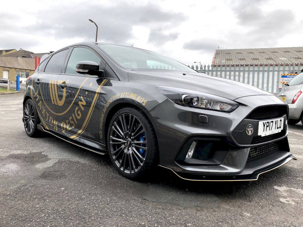 MAXTON DESIGN Front Splitter 'aero' Ford Focus MK3 RS