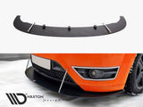 Front Racing Splitter compatible with Ford Focus II ST Preface Model