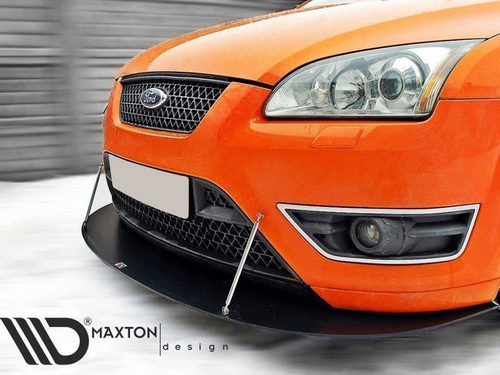 Front Racing Splitter compatible with Ford Focus II ST Preface Model