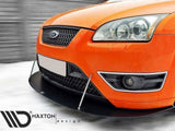 Front Racing Splitter compatible with Ford Focus II ST Preface Model