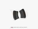 Rear Side Splitters V.1 compatible with Ford Fiesta Mk8 ST-Line - Carbon Look