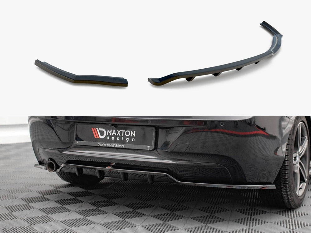 Central Rear Splitter (Vertical Bars) compatible with BMW 1 F20