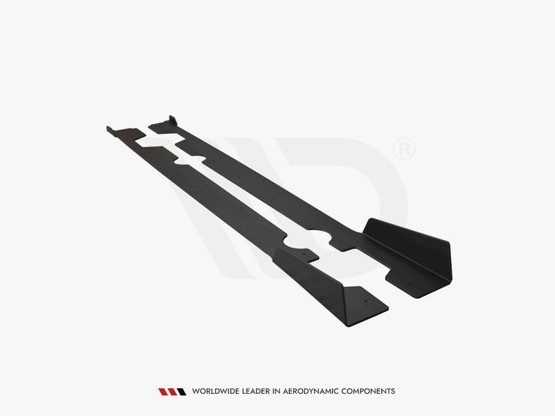 Racing Side Skirts Splitters Ford Fiesta MK7 ST Facelift (2013-2017)