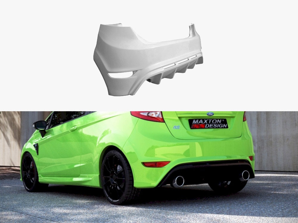 Rear Bumper compatible with Ford Fiesta Mk7 (Focus RS Look)