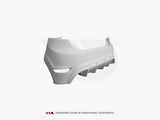 Rear Bumper compatible with Ford Fiesta Mk7 (Focus RS Look)