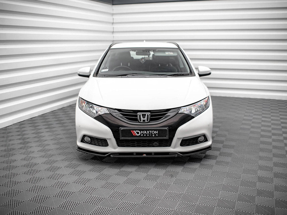 Front Splitter V.2 compatible with Honda Civic Mk9 (2011-2014)