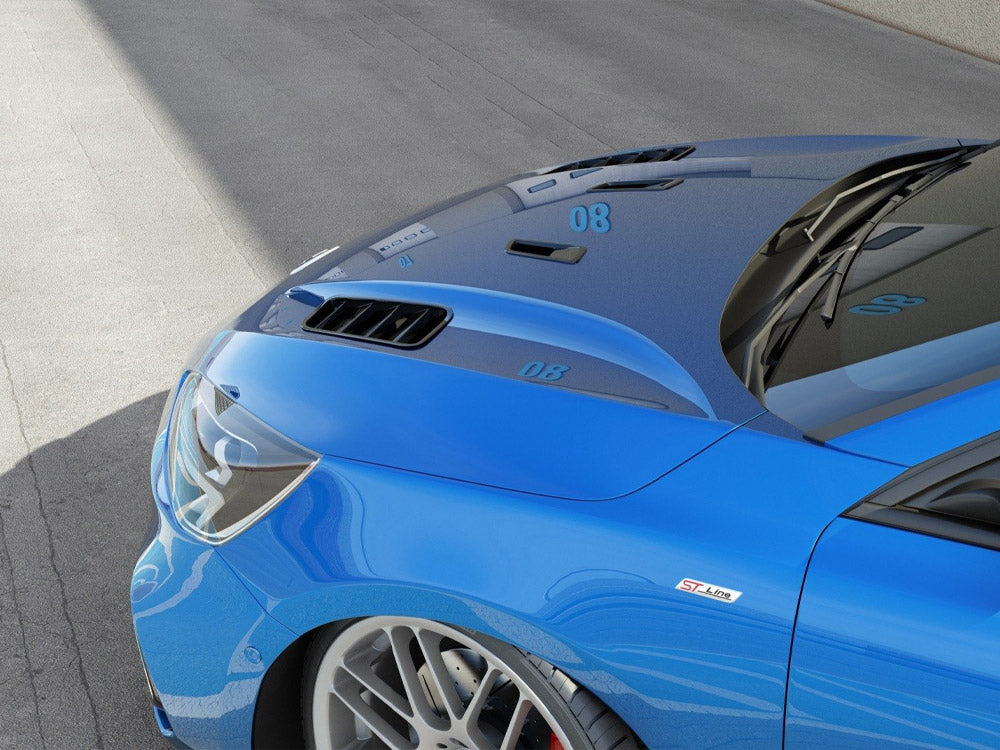 SET OF Bonnet Vents compatible with Ford Focus Mk4 ST/ ST-Line
