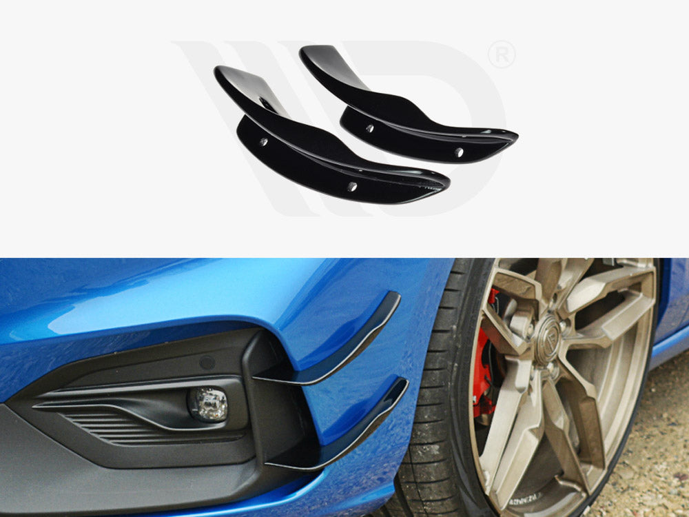 MAXTON DESIGN Front Bumper Wings (Canards) Ford Focus ST / ST-Line Mk4