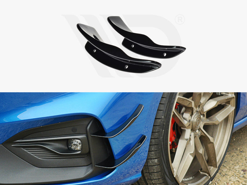 MAXTON DESIGN Front Bumper Wings (Canards) Ford Focus ST / ST-Line Mk4