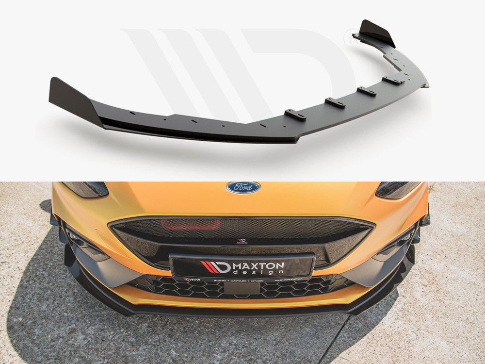 Street PRO Front Splitter + Flaps Ford Focus ST / ST-Line Mk4