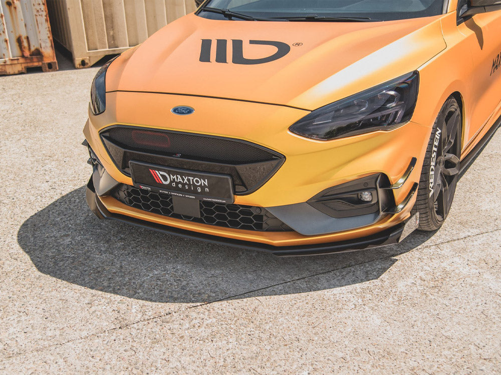 Street PRO Front Splitter + Flaps Ford Focus ST / ST-Line Mk4