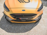 Street PRO Front Splitter + Flaps Ford Focus ST / ST-Line Mk4