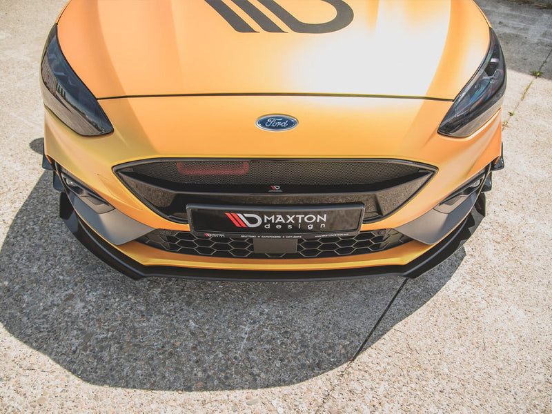 Street PRO Front Splitter + Flaps Ford Focus ST / ST-Line Mk4