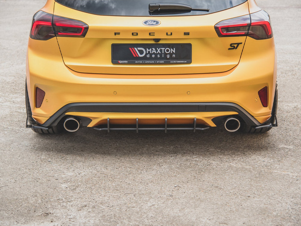 Street PRO Rear Side Splitters (+flaps) Ford Focus ST Mk4