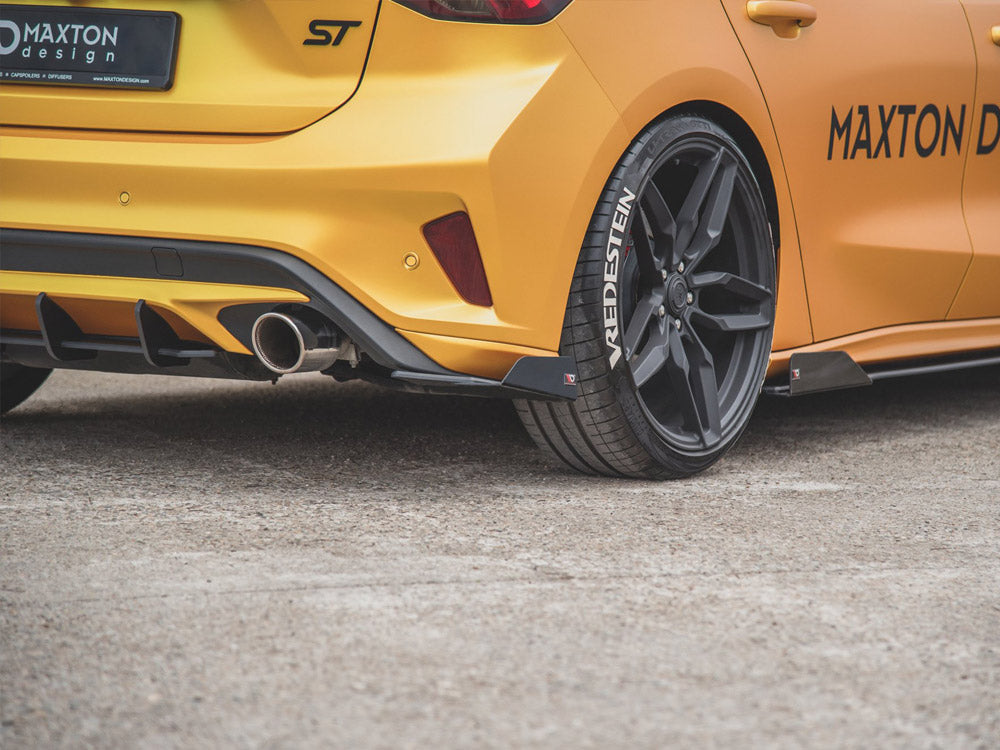 Street PRO Rear Side Splitters (+flaps) Ford Focus ST Mk4
