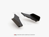 Street PRO Rear Side Splitters (+flaps) Ford Focus ST Mk4